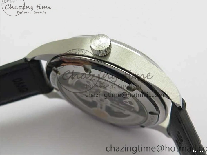 MIROTIME 0502 TimelessDesign Portuguese IW358304 ZF 1:1 Best Edition SS Blue Dial on Leather Strap A 7078